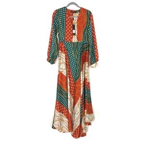 Beulah Style faux wrap chain print maxi dress 
New with tags
Size F